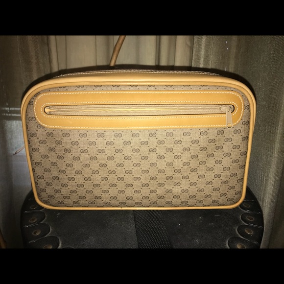 NWT!! Vintage RARE!!!  GG web logo cosmetic case/clutch - Picture 2 of 9